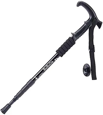 Foldable Adjustable Telescopic Walking Poles, Ergonomic Handle for Hiking, Camping, Mountain, Backpacking, Trekking
