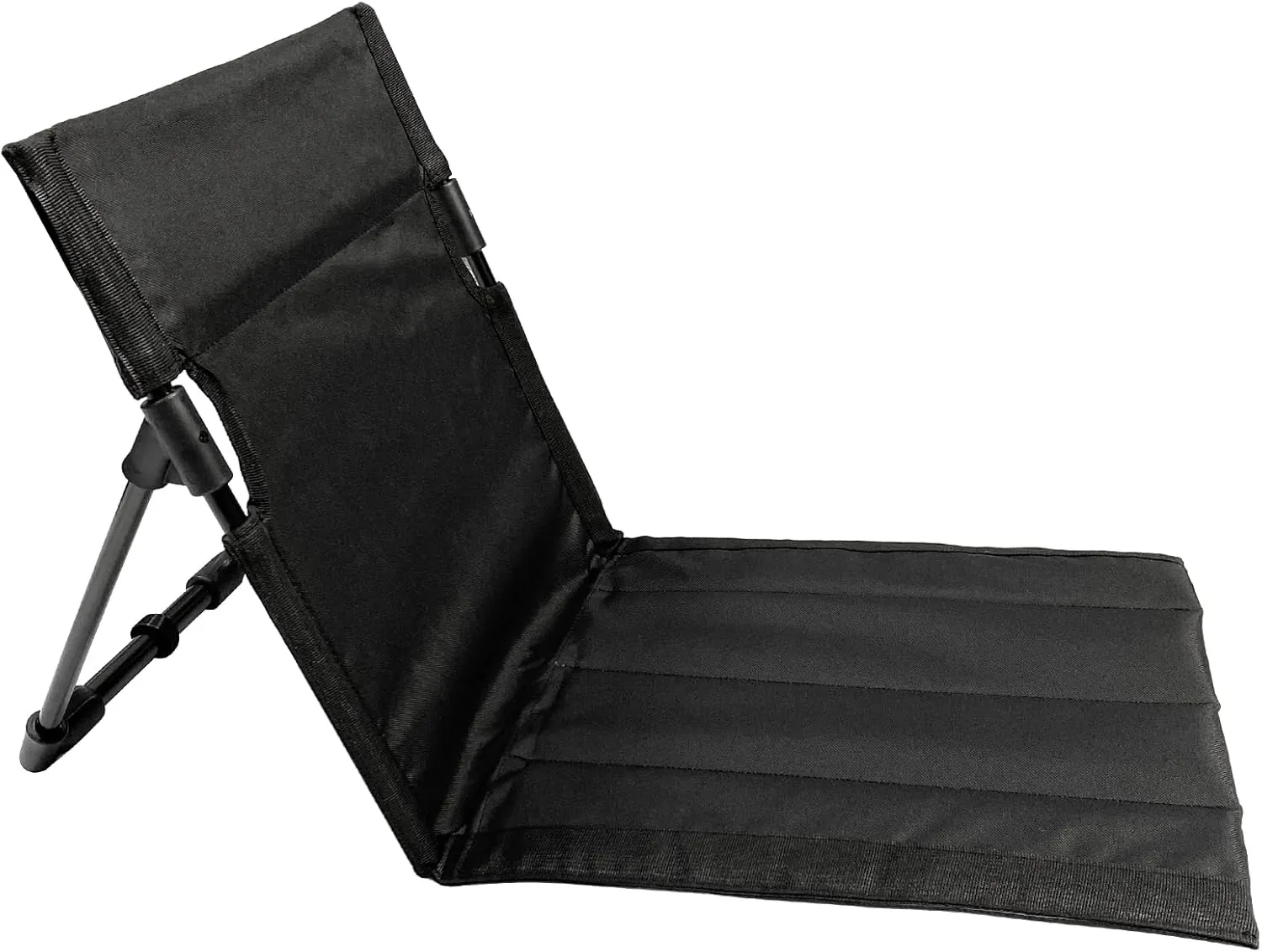 Foldable Adult Flip Seat, Foldable Pool Chairs, Portable Outdoor Chair for Poolside, Tailgating, Camping, Sporting Events, Picnic and Beach Chair (Black)