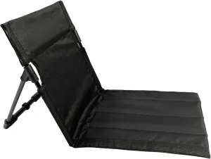 Foldable Adult Flip Seat, Foldable Pool Chairs, Portable Outdoor Chair for Poolside, Tailgating, Camping, Sporting Events, Picnic and Beach Chair (Black)