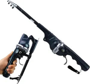 Foldable Fishing Rod, Pocket Fisherman, Compact Fishing Rod, Pocket Combo Fishing Rod, Instant Fisherman Fishing Pole Pocket Size Telescopic Fishing Rod with Integrated Design Compact Portable/15