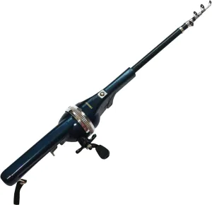 Foldable Fishing Rod Telescopic Portable Pocket Fishing Pole Integrated Compact Fishing Pole for Freshwater Saltwater, Compact Fishing Pole
