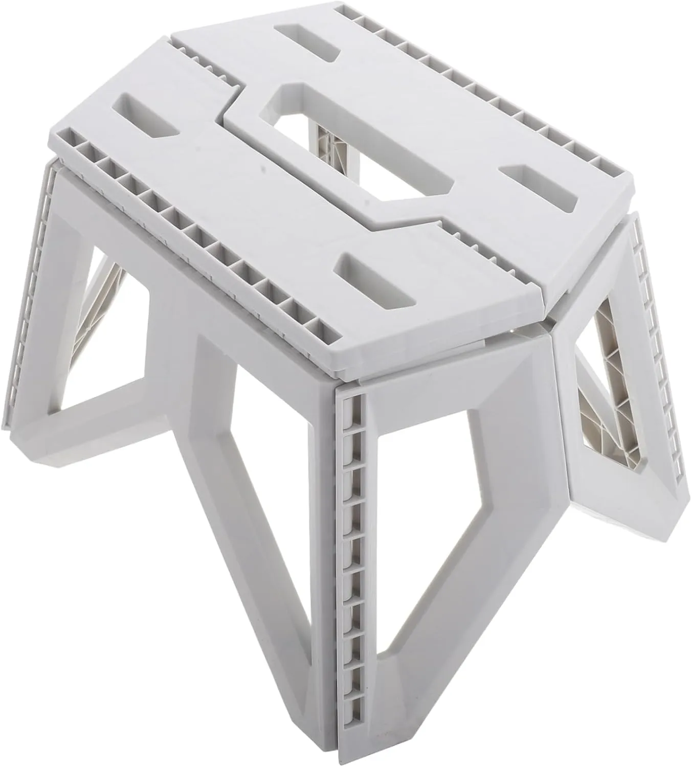 Foldable Stool for Adults Portable Camping Stool Sturdy Plastic Compact Design