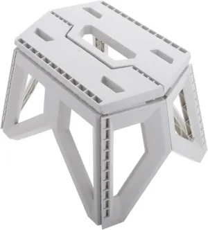 Foldable Stool for Adults Portable Camping Stool Sturdy Plastic Compact Design