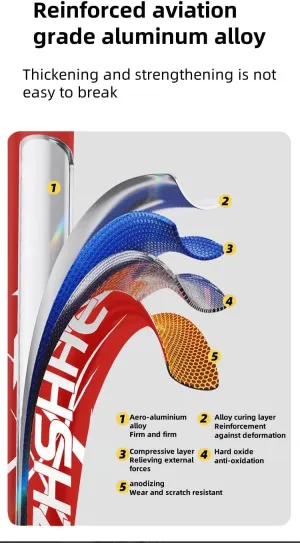 Folding Aluminum Alloy Ultra-Light Ultra-Short Telescopic Outdoor Climbing Pole, Lightweight, Comfortable, wear-Resistant Strong Load-Bearing Easy to Carry, Suitable for Male and Female Adults.