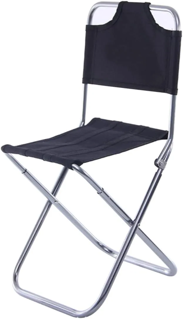 Folding Camping Chair Aluminum Alloy Stool Collapsible for Outdoor Use Lightweight Stool for Hiking and Fishing