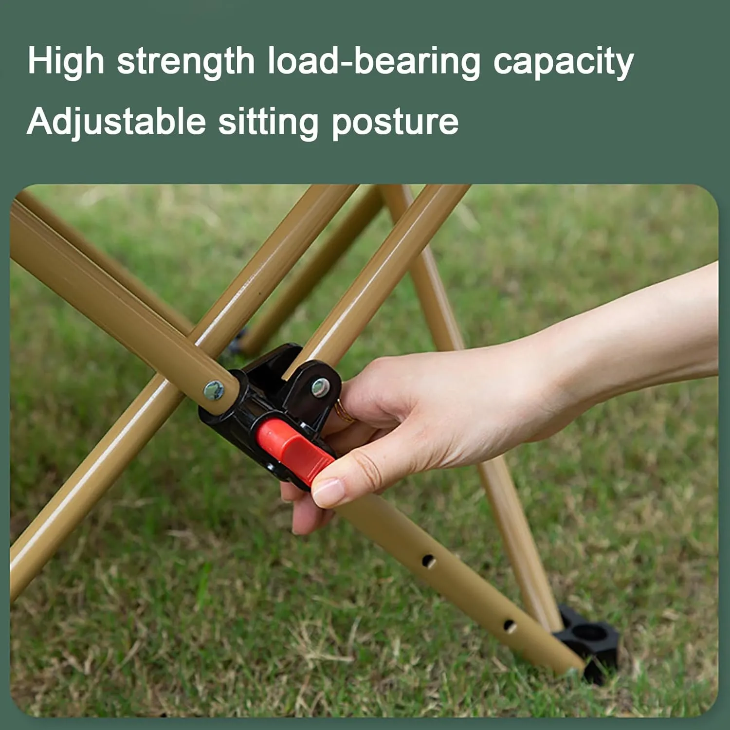 Folding Camping Chair with Detachable Footrest 2 in 1 Portable Reclining Camp Chair Adjustable Backrest with Headrests Cup Holders and Storage Bags