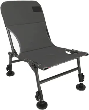 Folding Camping Folding Camping Chair, Quad Padded Lawn Seat with Back All-Terrain Reclining Fishing Stool Adjustable Legs Chairs Foldable