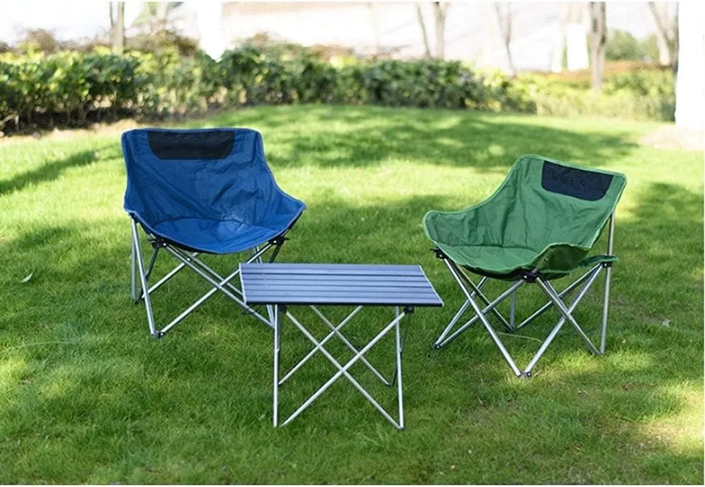 Folding Chair Camping Chair Ultra Light Folding Chair Portable Chair Suitable for Camping,Hiking,Backpacking,Picnic,Self-Driving Trips Outdoor Patio Lawn Picnic (Color : Green)