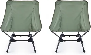 Folding Garden Table And Chairs Outdoor Patio Balcony Garden Furniture, Outdoor Picnic Chairs, Recliner Garden Chairs, Aircraft Aluminium   Oxford Fabric, Height Adjustable, 2 Pieces Khaki Outdoor Fol