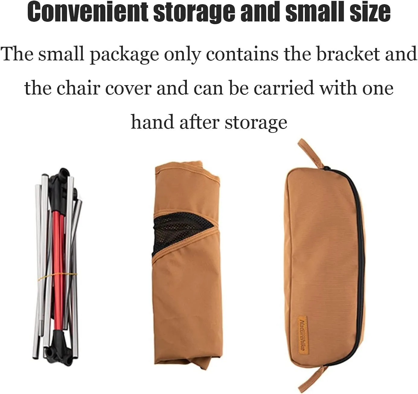 Folding Lawn Chair Ultralight Backpack Camping Chair Travel Hiking Foldable Portable Outdoor Beach Backpack Seat, Breathable Double-Sided Mesh Folding Chair(Orange,41 * 31 * 71cm)