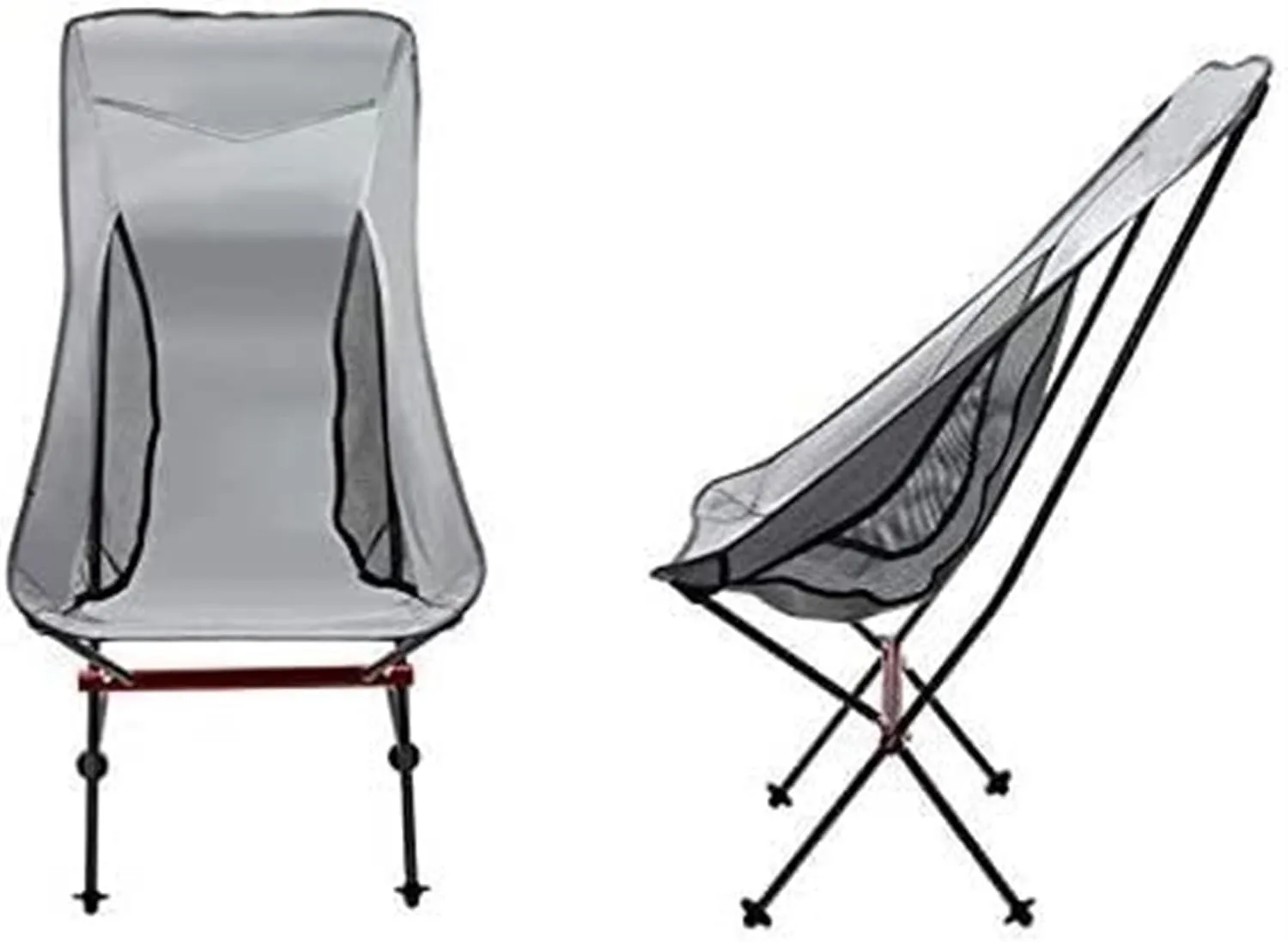 Folding Lawn Chair Ultralight Foldable Camping Chair,Picnic Backrest Seat Folding Aluminum Alloy Stool Folding Chair(B), 91x48x99 cm