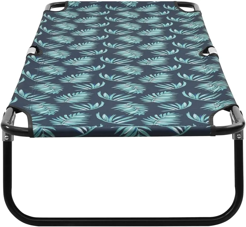 Folding Sun Lounger Steel Leaf Patterntanning Chair Outdoor Lounge Chairs Recliner Chair Camping chairsSuitable for Gardens, courtyards