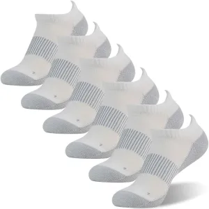 FOOTPLUS Copper Compression Socks,Unisex Cushioned Sole Arch Support Athletic Ankle/Crew Running Hiking Socks