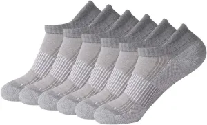 FOOTPLUS Unisex Copper Compression Socks Circulation Arch Support Plantar Fasciitis Ankle Golf/Running/Hiking Socks