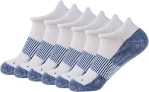 FOOTPLUS Unisex Copper Compression Socks Circulation Arch Support Plantar Fasciitis Ankle Golf/Running/Hiking Socks