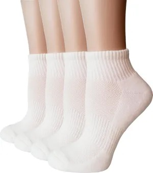 FORMEU Women's Moisture Wicking Athletic Low Cut Ankle Cotton Socks Cushion or Non Cushion Comfortable 4/6/10 Pairs