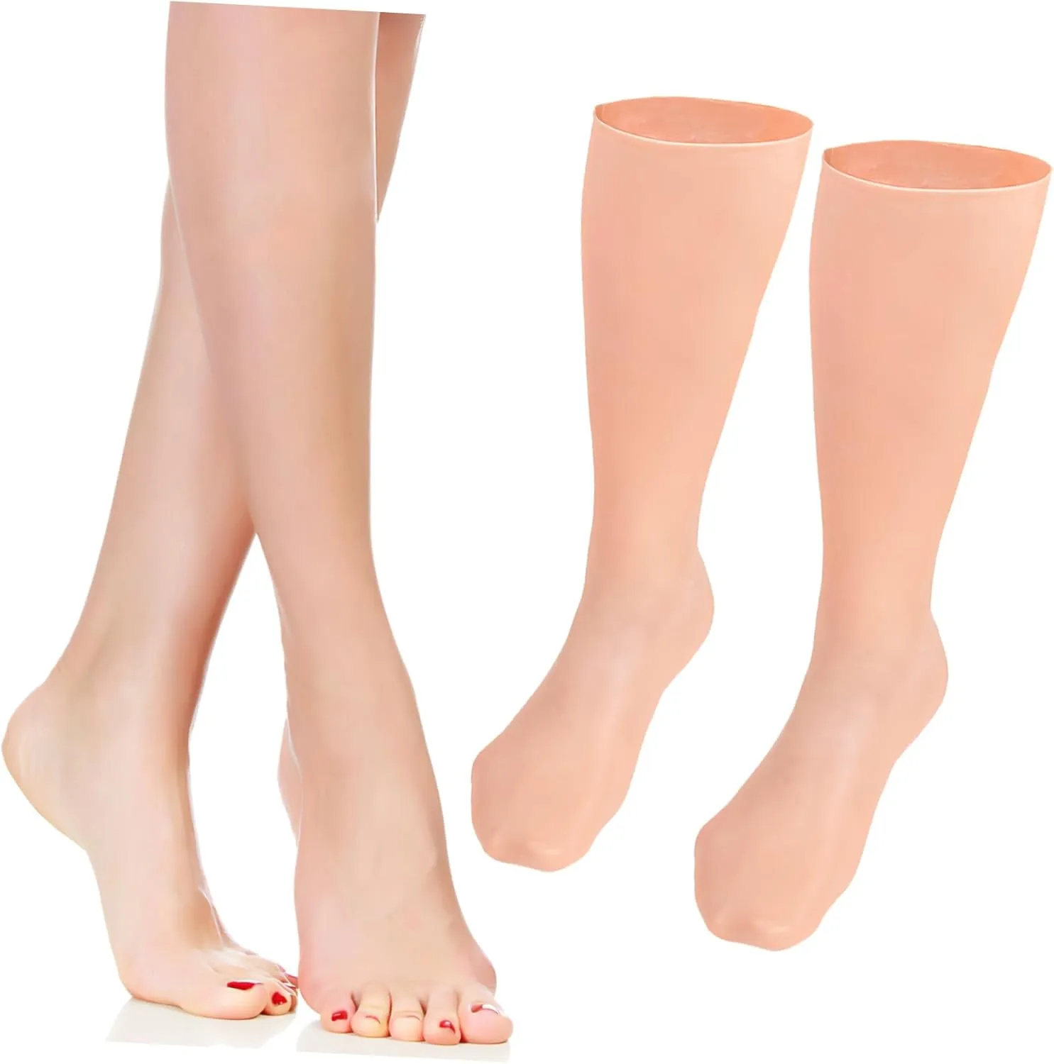 FRCOLOR 1Pair Moisturizing Foot Care Socks for Women Exfoliating Hydrating Treatment for Dry Cracked Feet Breathable Skin Friendly Design for Daily Use Spa Experience