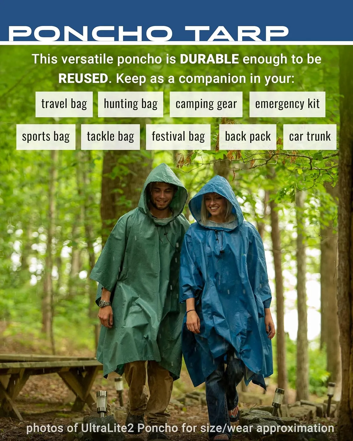 FROGG TOGGS Waterproof Breathable Poncho Tarp