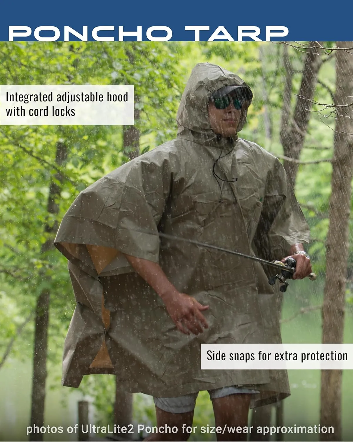 FROGG TOGGS Waterproof Breathable Poncho Tarp