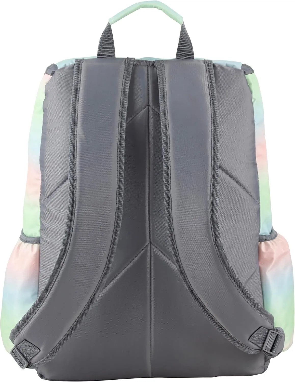 FUEL Durable Top Loader Outdoor Backpack w/Adjustable Straps, Multiple Compartments, Perfect for Travel, Hiking, Work, Classroom, Commuting Rainbow Ombre