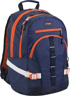 FUEL Hiking Laptop Backpack, College Bookbag, Travel Daypack with 5 Compartments, Dynamo Tech Pocket, 18.5 Inches