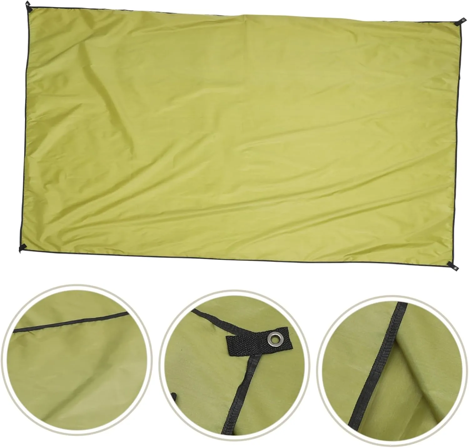 GALPADA 210x150cm Oxford Mat Multi-Purpose Waterproof Ground Pad for Camping Hiking Beach Picnic Green