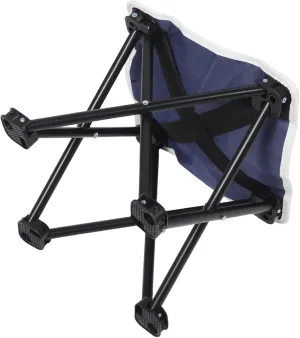 GALPADA Folding Camping Chair Portable Outdoor Stool with Ergonomic Support for Fishing Hiking Camping Lightweight Frame Oxford Easy to Fold Store Compact Design