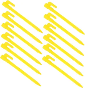 GALPADA Versatile 40pc Outdoor Stakes Heavy Duty Tent Pegs for Camping Tarp Garden and Yard Anchoring