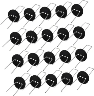 Gardening Ground Nails U-Shaped Stake Kit 30 Pieces Stakes for Tarp Landscape