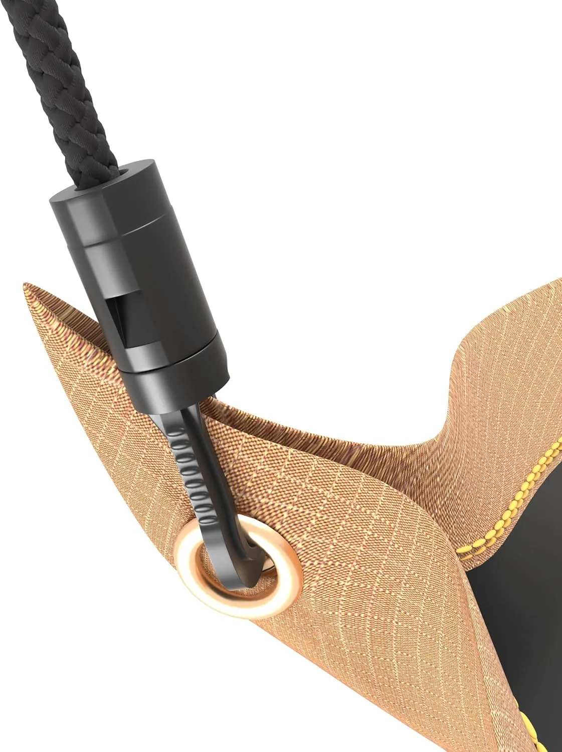 GARVIN Ceiling Leak Diverter Tarp, Heavy Duty 420D Oxford Roof Rain Diverter with 10ft Drain Hose, Rain Diverter for Roof Water Leak, Khaki 5' x 5'