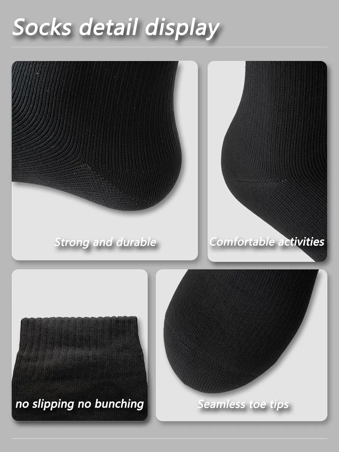 Gash Hao Waterproof Socks Men Women Hiking Crew Socks Suitable For Fishing Wading Outdoor Rainy Sports Wet And Cold Weather
