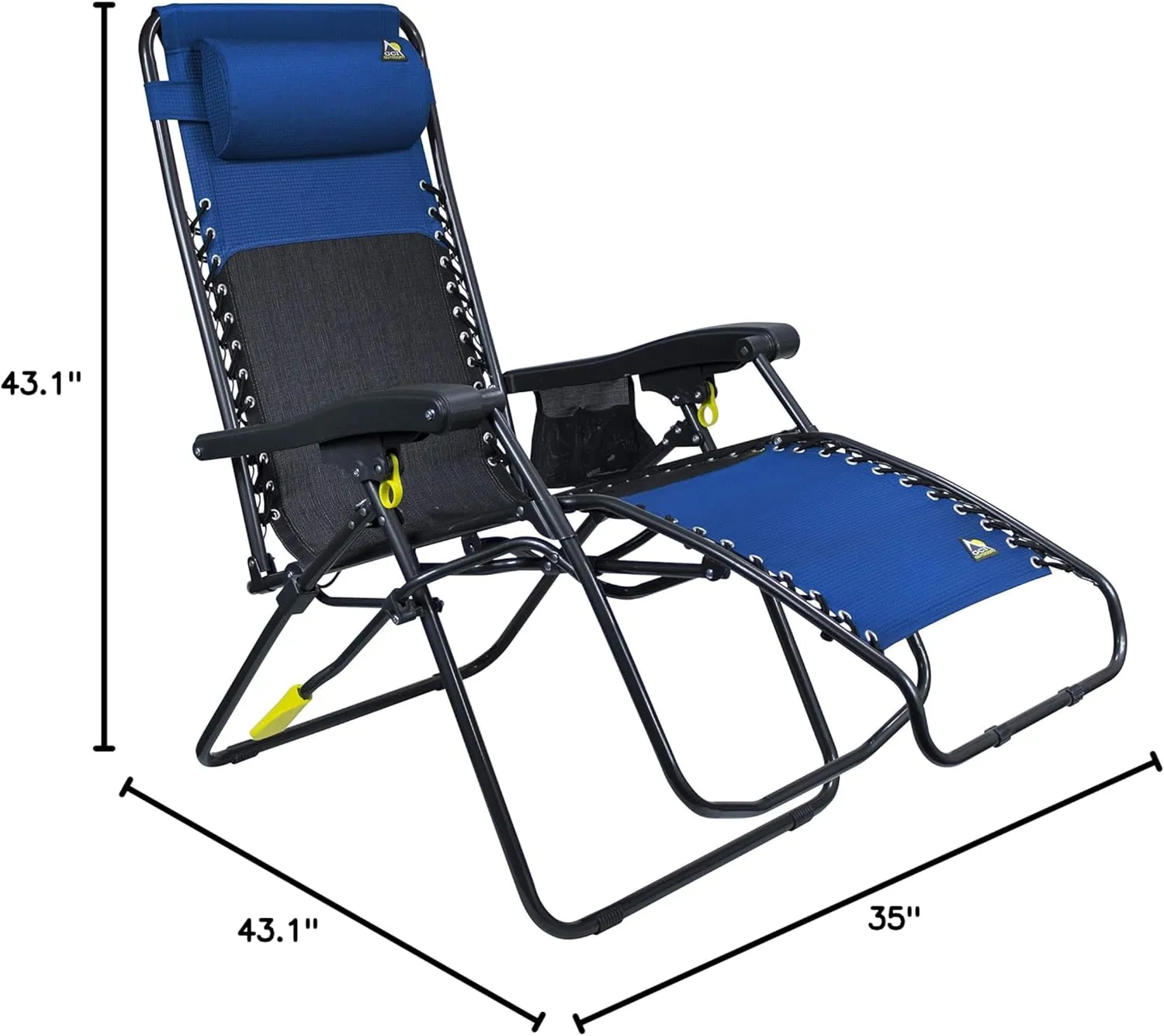 GCI Outdoor Freeform Zero Gravity Lounger Outdoor Lounge Chair