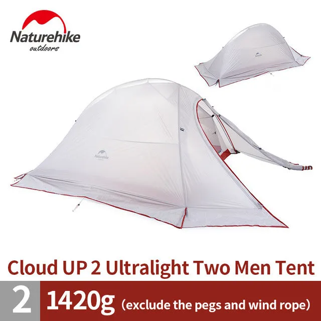 Gear Trusted Minimalistic Ultralight Camping 3 Series Up Equipment Tent Cloud Camp Person Outdoor 2 1 Naturehike