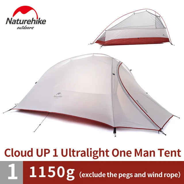 Gear Trusted Minimalistic Ultralight Camping 3 Series Up Equipment Tent Cloud Camp Person Outdoor 2 1 Naturehike