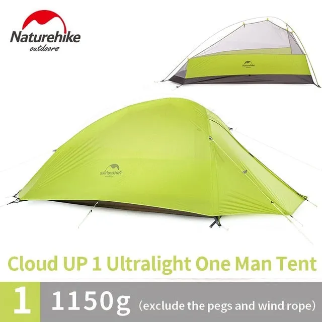 Gear Trusted Minimalistic Ultralight Camping 3 Series Up Equipment Tent Cloud Camp Person Outdoor 2 1 Naturehike