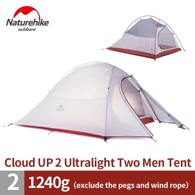 Gear Trusted Minimalistic Ultralight Camping 3 Series Up Equipment Tent Cloud Camp Person Outdoor 2 1 Naturehike