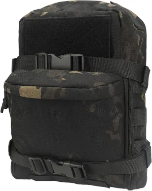 GEEDUD Tactical Small MOLLE Hydration Pack Outdoor Water Bladder Carrier Pack for Vest Backpack