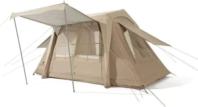 GeRRiT Inflatable Tent, Outdoor Camping Equipment, Portable Folding Tent, 10.9㎡, Rainproof and Sunproof, Toplight, Multi-Directional Breathable