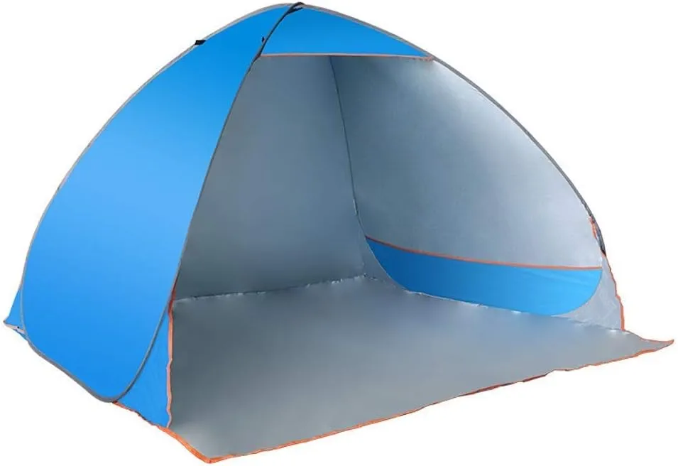 GeRRiT Tent Automatic Instant Pop Up Tent Anti UV Waterproof Rain-Proof for Fishing Beach Camping Hiking,4 Person Outdoor Camping