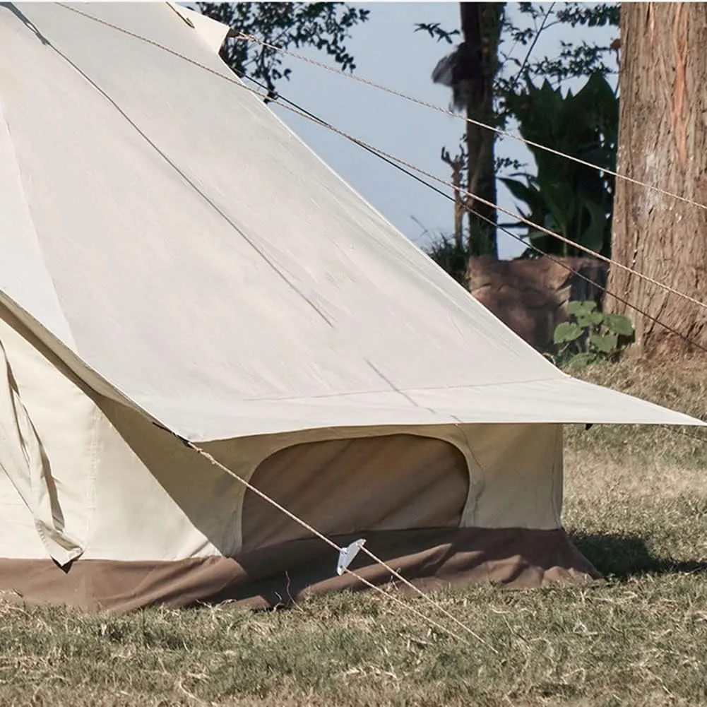 Glamping Yurt Tent Waterproof Family Tent with Removable Rainfly and Carry Bag Pyramid Tent for Family Camping & Hiking