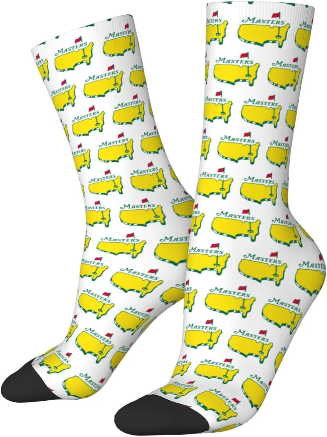 Golf Socks For Men Women Soft Breathable Masters Crew Socks Athletic Socks