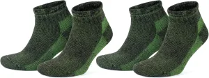 GoWith Alpaca Wool Low-Cut Socks for Men & Women, Cushioned Terry Warm Thermal Thick Merino Blend Camping Socks