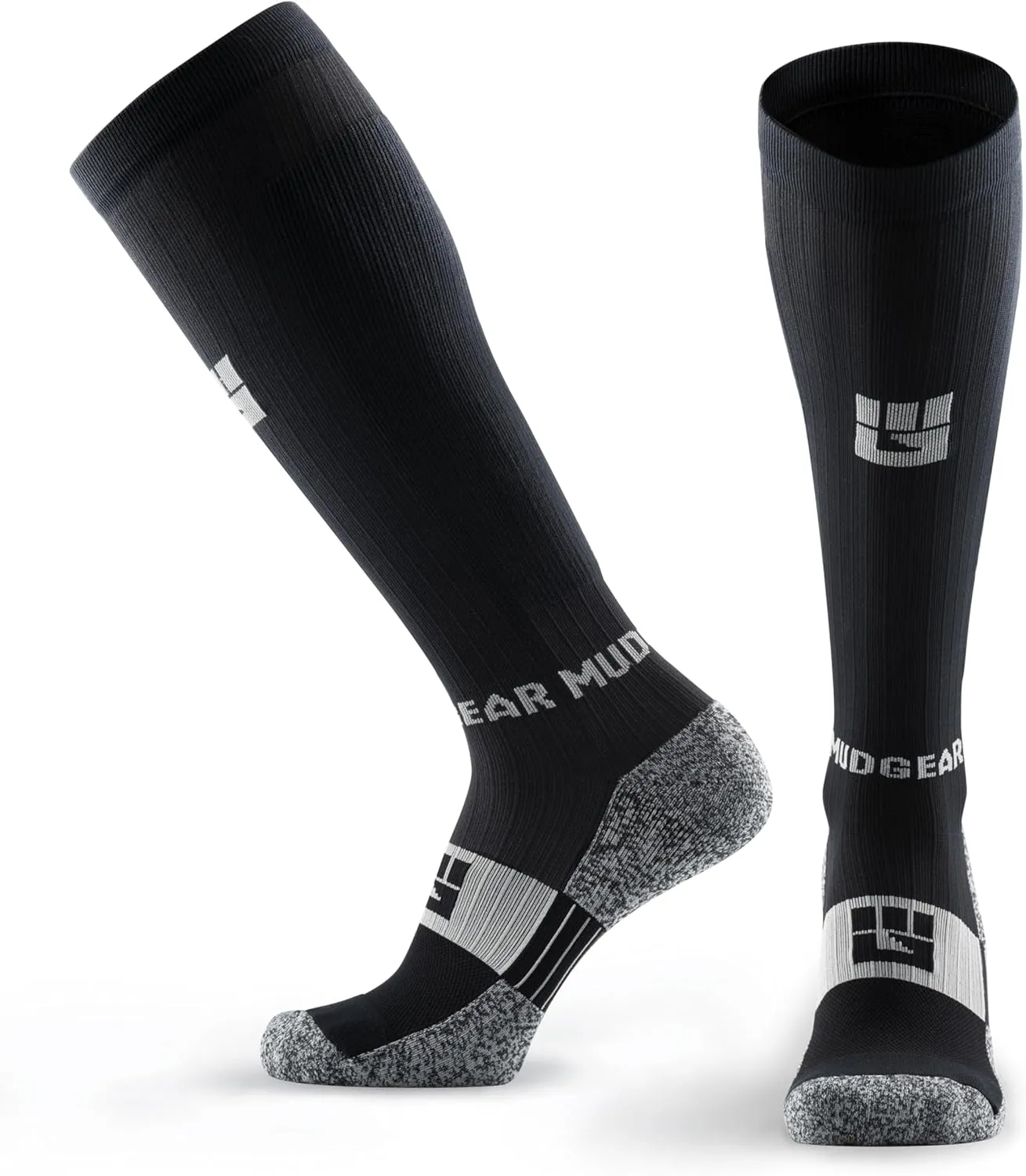 Graduated Compression Socks, Durable, Sweat-Resistant OCR Performance Socks with Cushioned Footbed, Made in USA