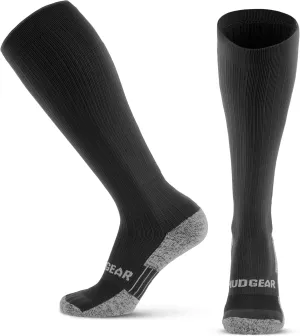 Graduated Compression Socks, Durable, Sweat-Resistant OCR Performance Socks with Cushioned Footbed, Made in USA