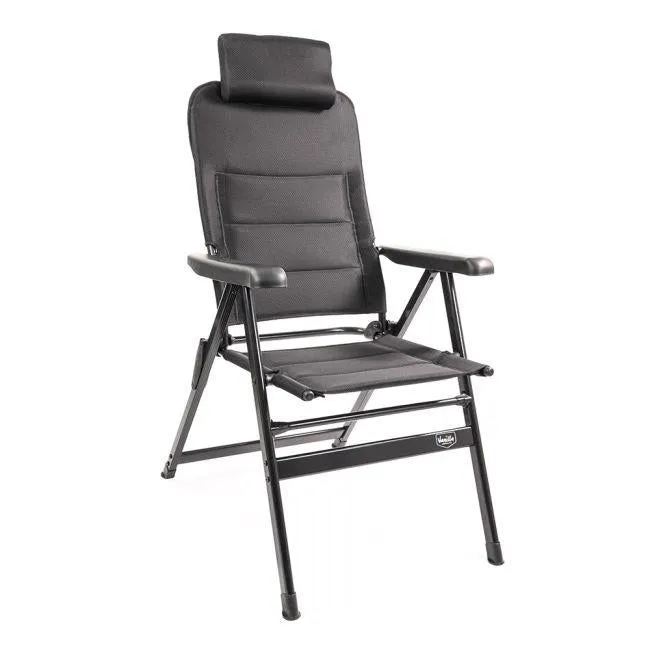 Granada 3D Mesh Multi Position Reclining Chair and Matching Folding Footrest