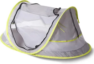 Green Pipe Baby Pop Up Tent - UPF 50  Sun Shade with Mosquito Net, Beach Umbrella for Girls & Boys