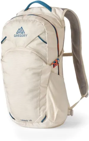 Gregory Nano 18L Unisex Day Hiking/Commuter/Active Travel Backpack, Breathable Backpanel, Hydration Port, One Size Fits All, Chalk White