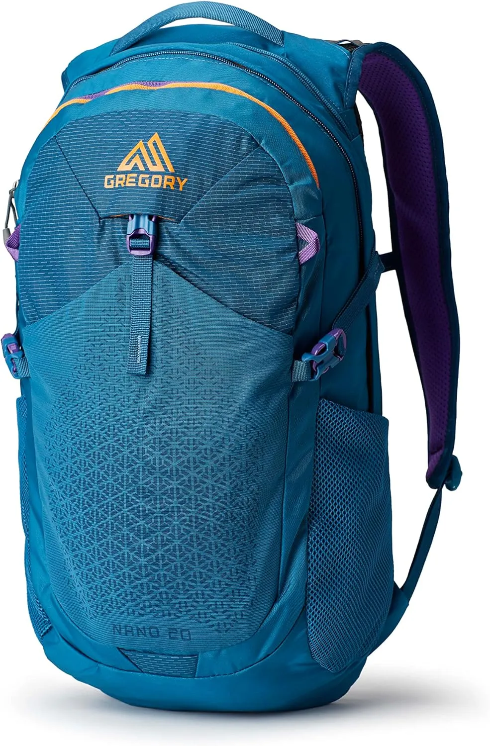 Gregory Nano 20L Unisex Day Hiking/Commuter/Active Travel Backpack, Breathable Backpanel, Hydration Port, One Size Fits All, Icon Teal