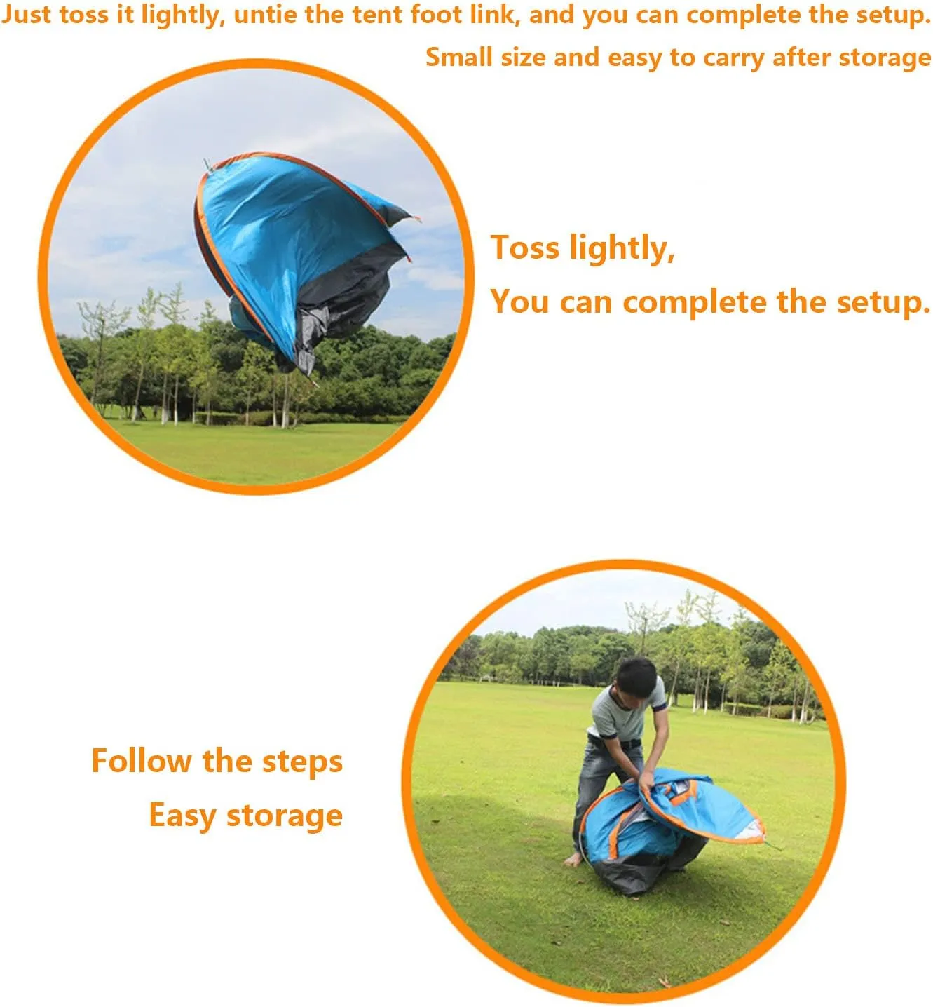 Hand-Throwing Automatic Quick-Opening Tent Two-Person Beach Camping Outdoor Travel Single-Layer Tent, Family Picnic Waterproof and Mosquito-Proof Tent (Green 200 * 150 * 120CM) (Camouflage 2