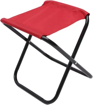 Happyyami 1pc Portable Folding Chair Lightweight Mini Stool for Home Outdoor Use Compact Design for Camping Hiking BBQ and Parties Structure Load-Bearing Capacity